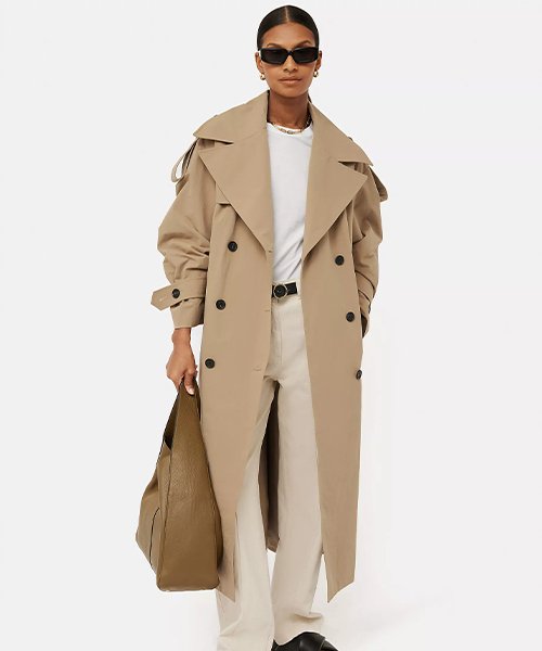 Cotton trench coat