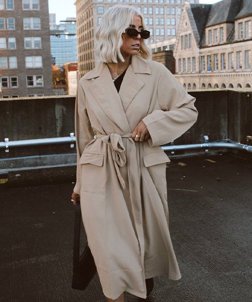 Elevated trench coat